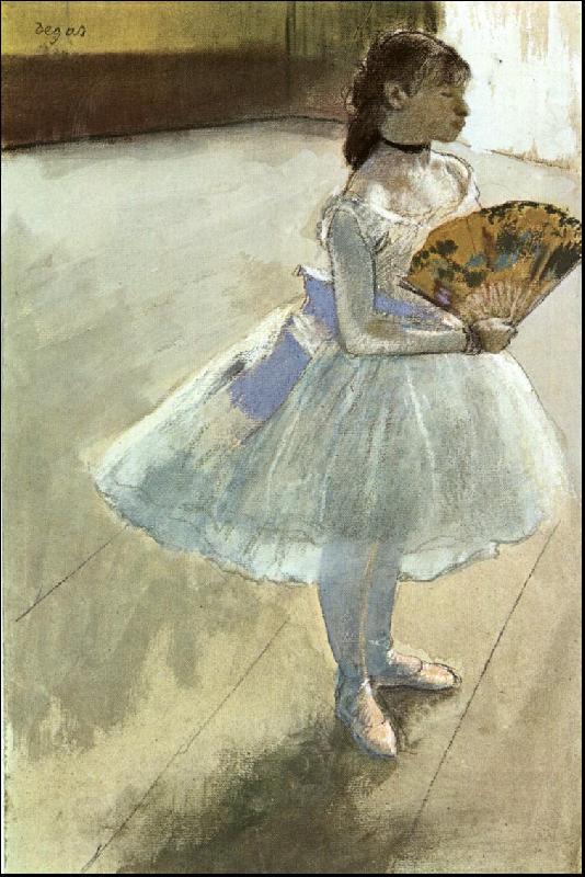 Edgar Degas Dancer with a Fan China oil painting art